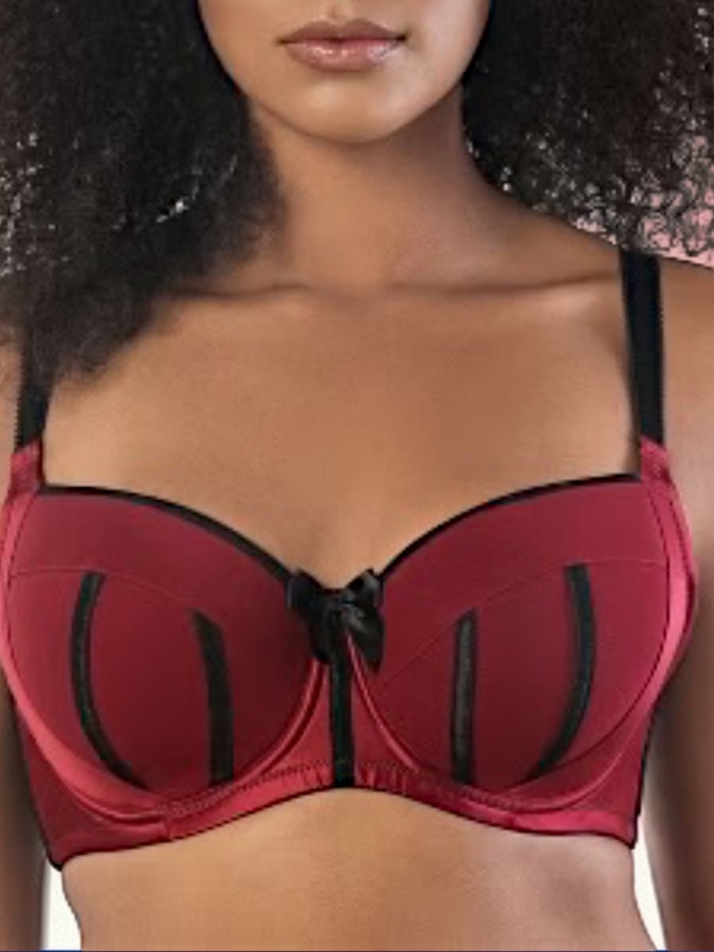 Parfait Charlotte Bra 34F Rio Red Underwire Padded Full Bust NWOT